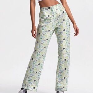 Vintage PINK Victorias Secret y2k lounge Pajama Pants L The University Of Pink